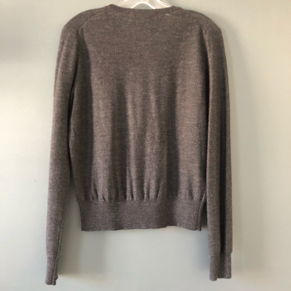 Loft Merino Wool Rhinestone Cardigan - Picture 4 of 6
